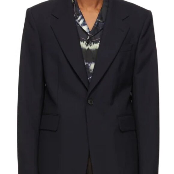 BNWT AW19 DRIES VAN NOTEN BORRIS NAVY JACKET 50 - Picture 11 of 12